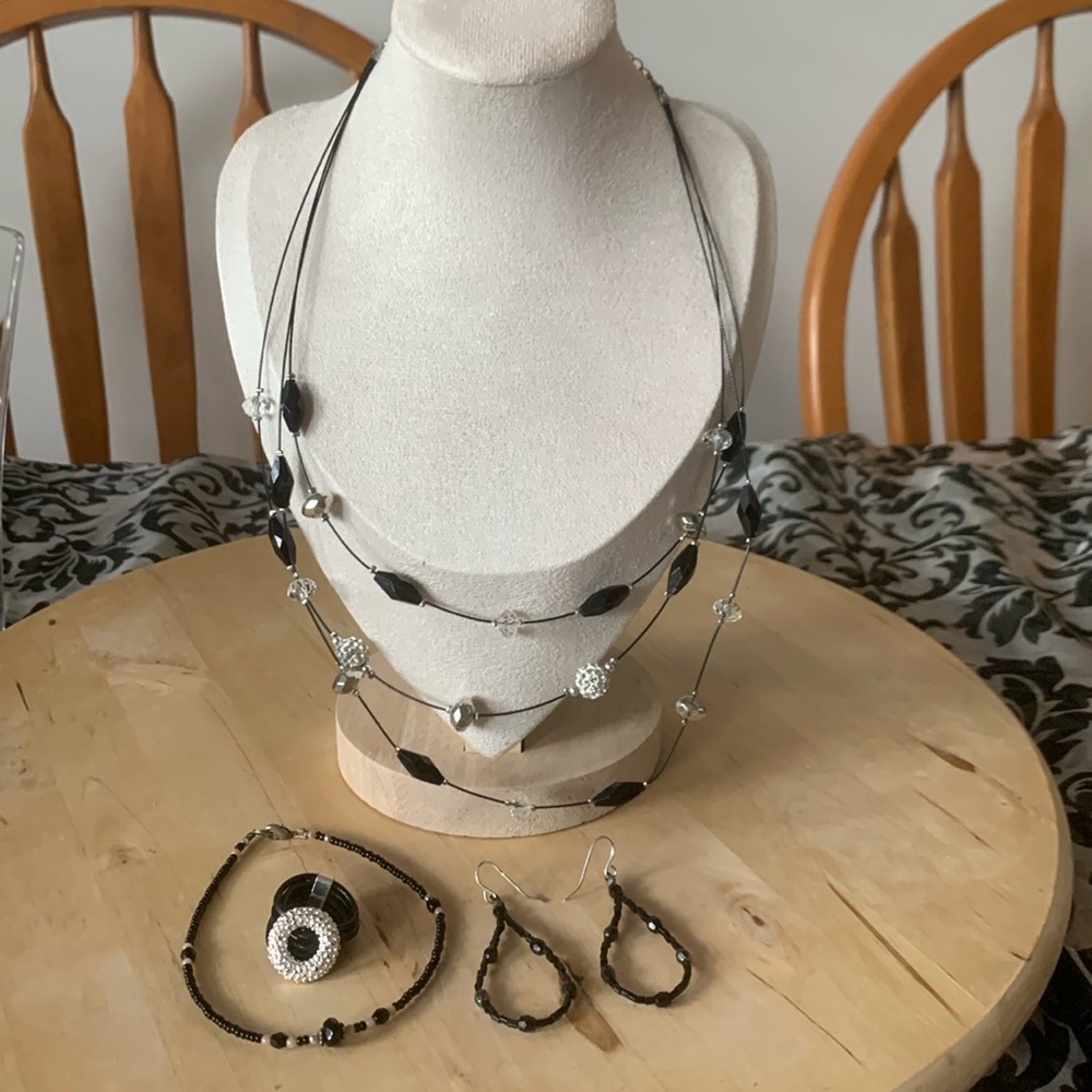 Black & Silver Jewelry Bundle